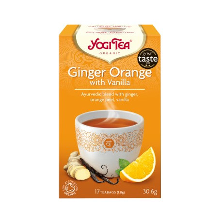 Yogi Tea Herbata Ginger Orange Bio 17X1,8 G
