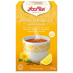 Yogi Tea Herbata Detox Dandelion Lemon Bio 17X1,8G