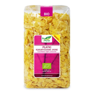 BIO PLANET Płatki kukurydziane jasne BIO 250g