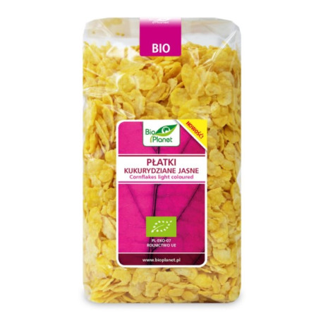 BIO PLANET Płatki kukurydziane jasne BIO 250g