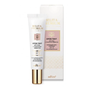 Belita Premium krem-odcień do twarzy z efektem tonalnym SPF 20, 30 ml