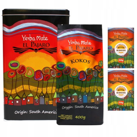 Oranżada Yerbera Puszka Yerba Mate Kokos 500 g