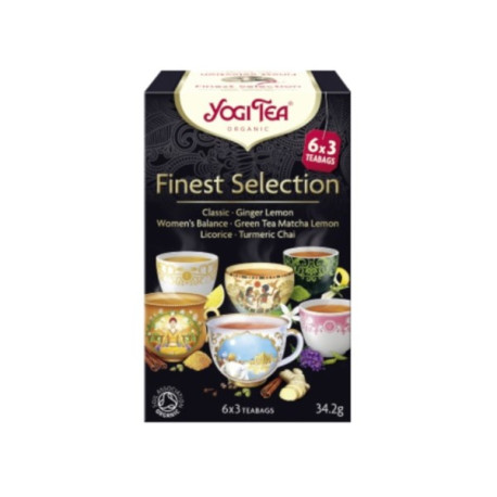 Yogi Tea Herbata Finest Selection zestaw 6X3 g