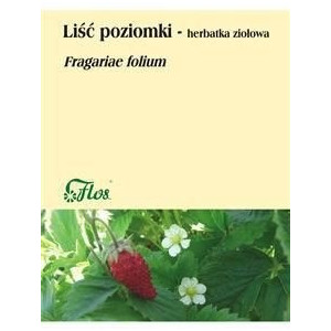 Flos Poziomka Liść 50G ŹRódło Witaminy C