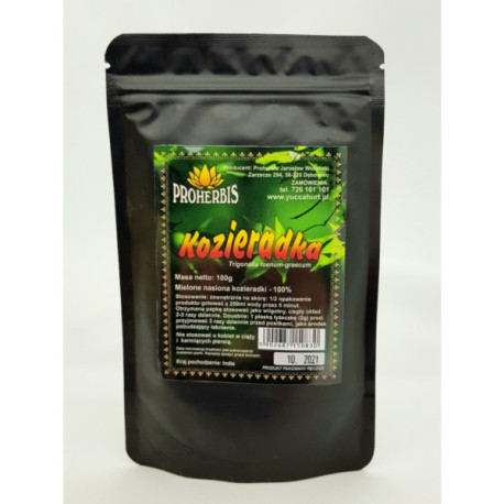 Proherbis Kozieradka Nasiona Mielone 100 g
