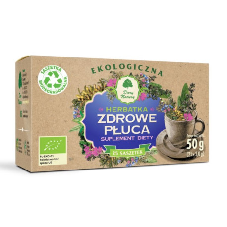 Dary Natury Herbata Zdrowe Płuca 25x2g