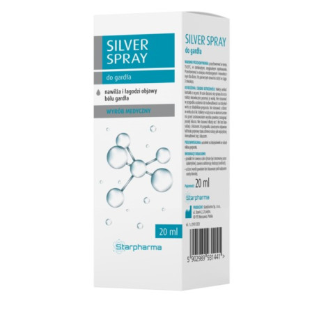 Starpharma Silver Spray do gardła 20 ml