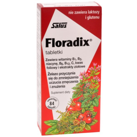 Zioło-Piast Floradix Tabletki 84 Szt