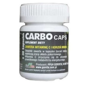 Gorvita CarboCaps 20 kap węgiel roślinny