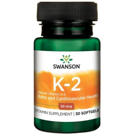 Swanson Witamina K2 Naturalna 50 Mcg 30 K