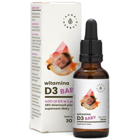Aura Herbals Witamina D3 Baby 30 Ml