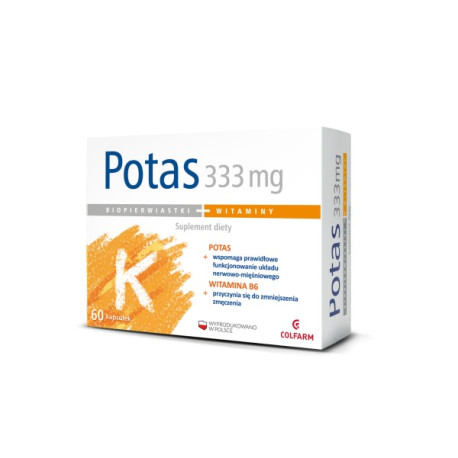 Colfarm Potas 333 Mg 60 K Krążenie Serce