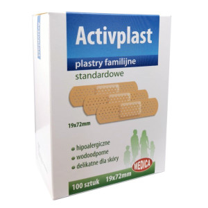 Activplast Plastry familijne standardowe 100 szt