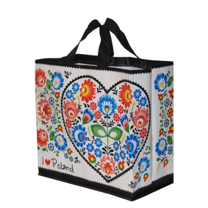 Torba Z Pp Esy-Floresy Serce Biała 24l