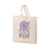 Torba bawełniana ekologiczna Łapacz Snów fioletowa