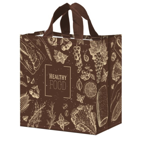 Torba Z Pp Seria Piknik Warzywnik 24 L brąz