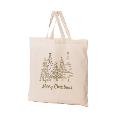 Torba bawełniana seria Zima Choinki