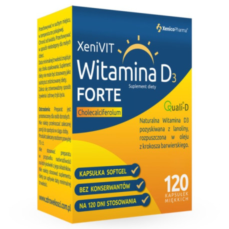 Xenicopharma Xenivit Witamina D forte 120 K