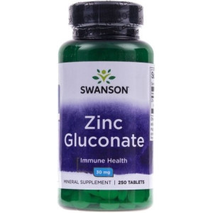 Swanson Cynk (Gluconate) 30 Mg 250 T
