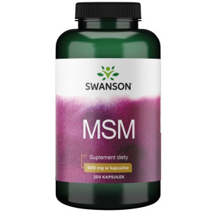 Swanson Msm Metylosulfonylometan 500 Mg 250 K