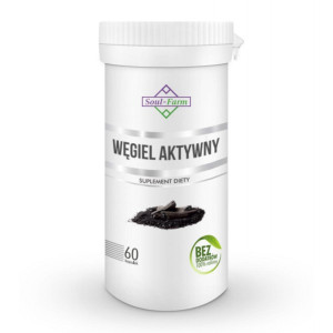Soul Farm Premium Węgiel Aktywny 180 mg 60 k