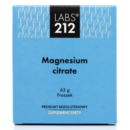 LABS212 Magnesium citrate 63 g b/glutenu
