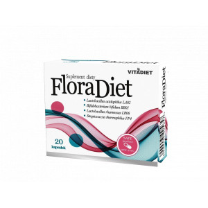 Vitadiet Flora Diet 20 kapsułek jelita