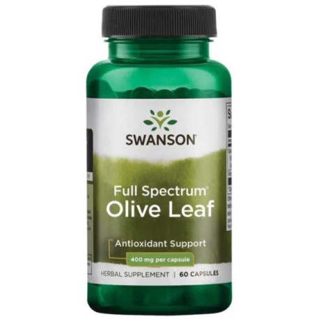 Swanson Fs Olive Leaf 400 Mg 60 K