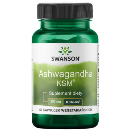 Swanson Ashwagandha Ksm-66 250 Mg 60 K