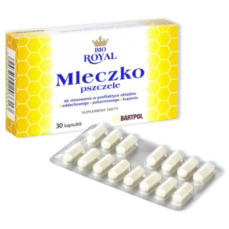 Bartpol Royal Mleczko Pszczele 30 Kap odporność