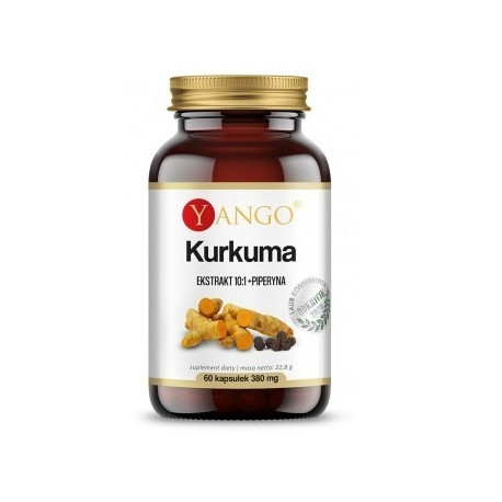 Yango Kurkuma Ekstrakt plus piperyna 60 K