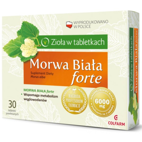 Colfarm Morwa Biała Forte 30 Tabl.