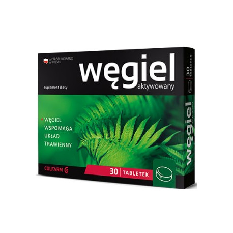 Colfarm Węgiel Aktywowany 30 Tabl.