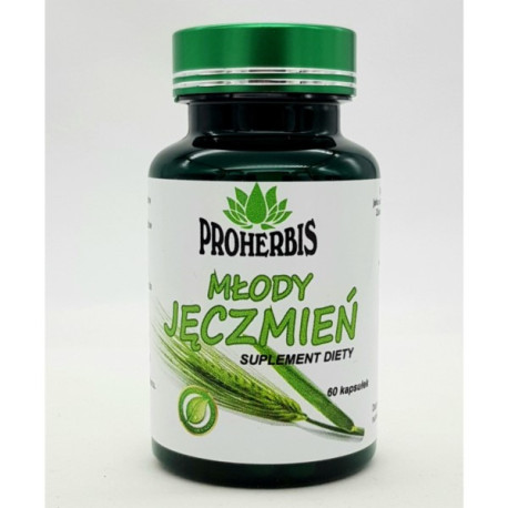 Proherbis Młody Jęczmień 400 mg 60 K