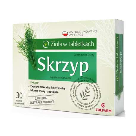Colfarm Skrzyp 30 Na Problemy Z Włosami Paznokcie
