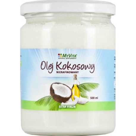 Myvita Olej Kokosowy Nierafinowany 500 Ml