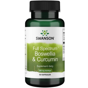 Swanson Fs Boswellia i Kurkuma 60 K