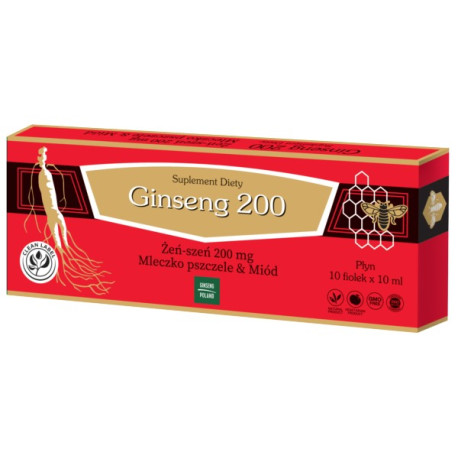 Ginseng Poland Ginseng200 Źeńszeń Mleczko Pszczele
