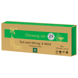 Ginseng Poland Ginseng 500 Żeńszeń & Miód 10X10