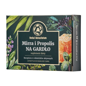 Herbal Monasterium Mirra i Propolis na gardło 24 p