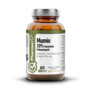 Pharmovit Mumio 20 % Kwasów fulwowych Clean Label