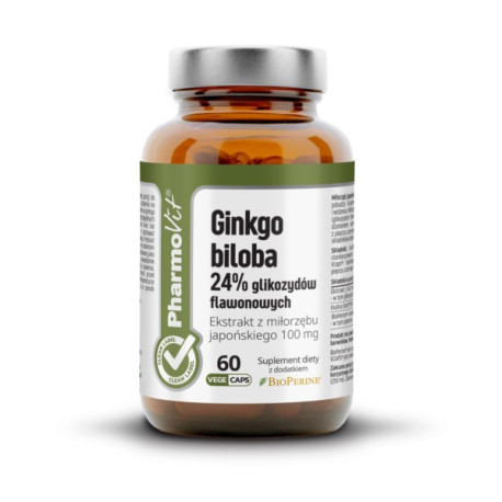 Pharmovit Ginko biloba 24 % glikozydów Herballine