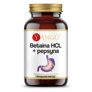 Yango Betaina HCL +  pepsyna 90 k
