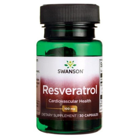Swanson Resweratrol 100 Mg 30 K