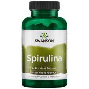 Swanson Spirulina 500 Mg 180 T