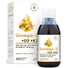 Aura Herbals Omega 3 witamina D3  K2 Mk7 200 Ml