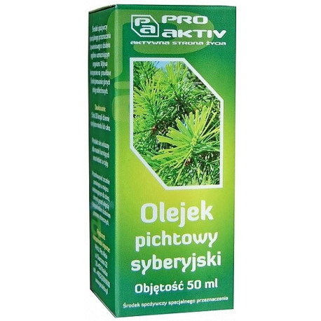 Pro Aktiv Olej Pichtowy Syberyjski 50Ml