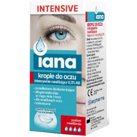 Starpharma Iana Krople Do Oczu Intensive 0,3% Ha