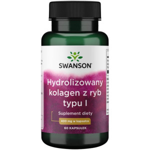 Swanson Hydrolizowany Kolagen Z Ryb Typ I 400 60
