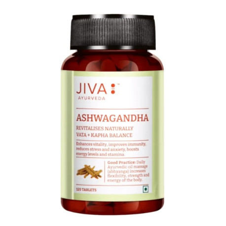JIVA Ayurveda Ashwagandha 120 t.